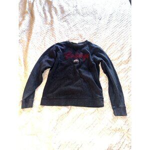 Champion Sweatshirt Women's Large Gray Embroidered MSU Bulldogs Mississippi St